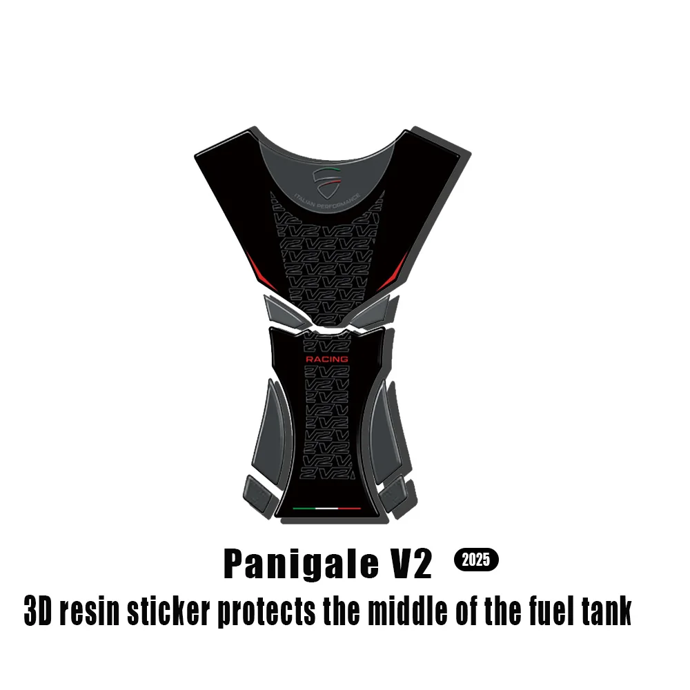 

Motorcycle Accessories 3D Resin Tank Pad Protective Sticker for Panigale V2 V2S Panigale Streetfighter V2-V2s 2025