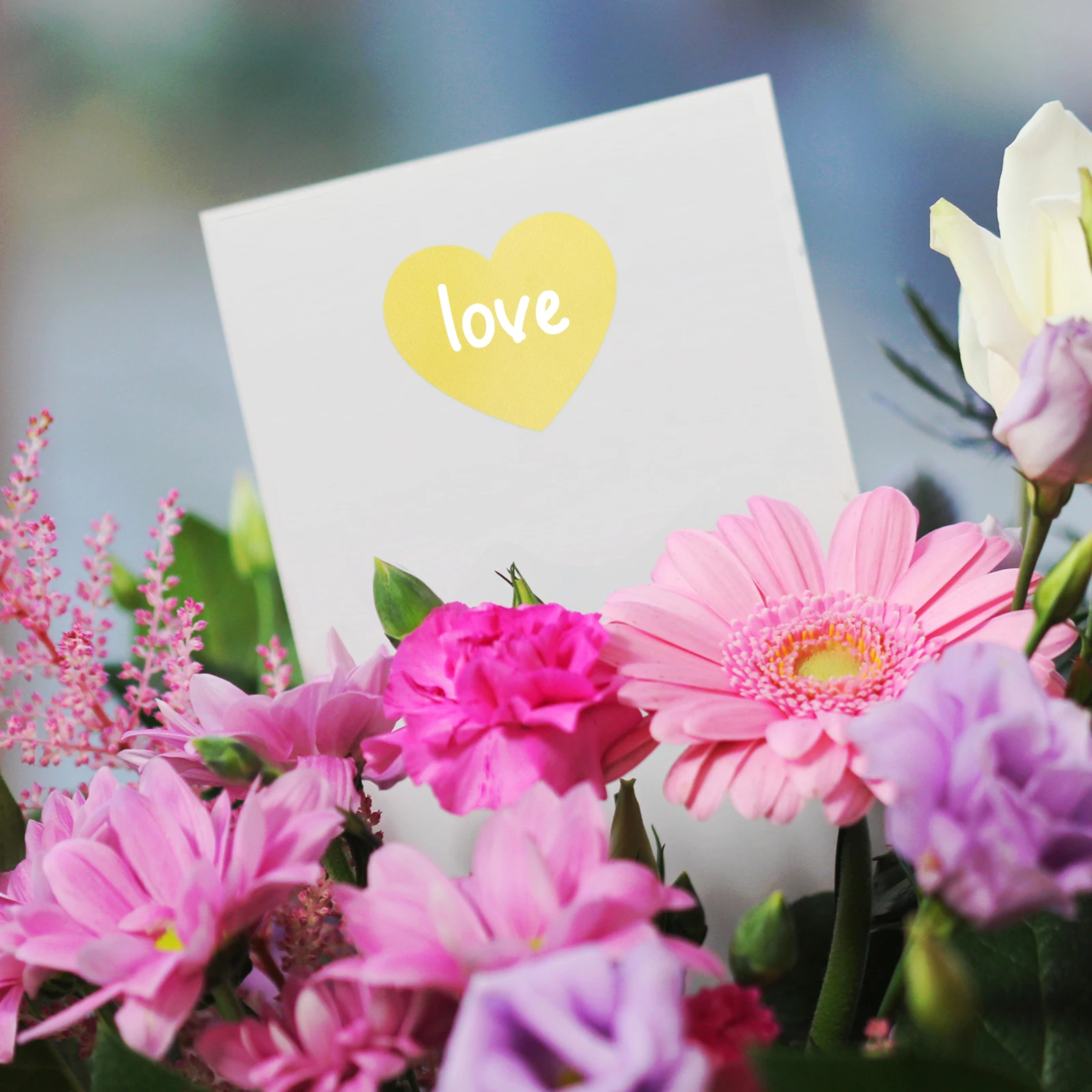 Sticker Valentine's Glitter Heart Stickers Small Self-adhesive Valentines Labels Wedding Decor