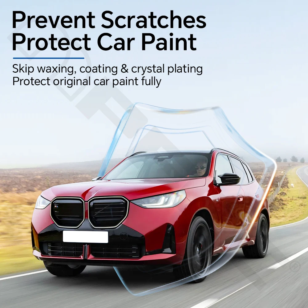 For BMW X3 G45 Sport 30 2025 Full Vehicle Clear Bra PPF Paint Protection Film 9Mil TPU Transparent Anti Scratch Car Wrap Film view 6