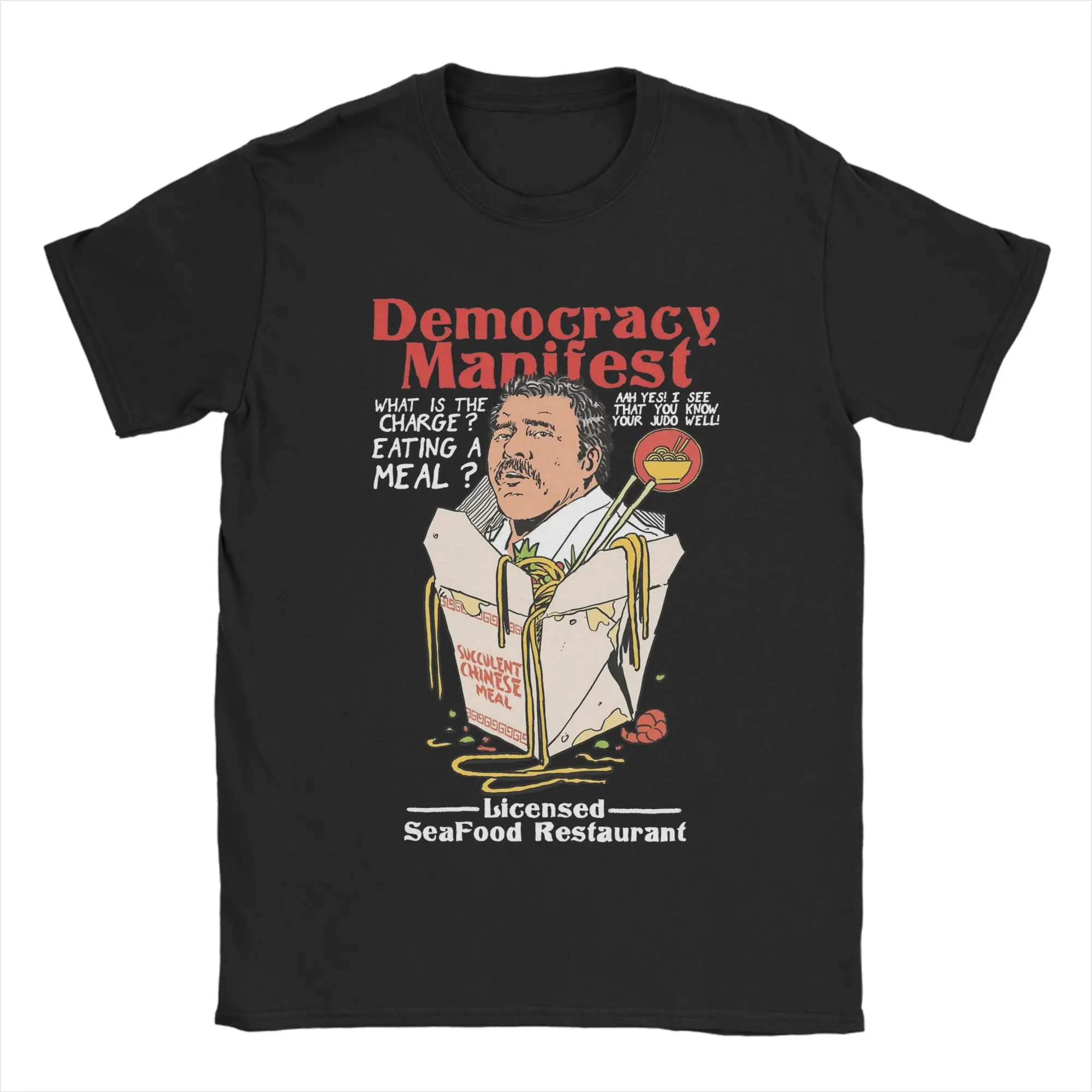 Funny Succulent Chinese Meal Meme T-Shirt Men  Leisure 100% Cotton Tees Round Collar Short Sleeve T Shirts Birthday Gift Tops