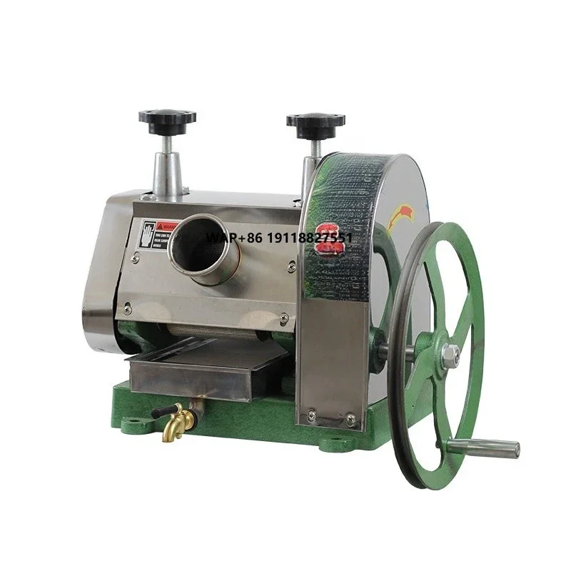 

Factory Direct Sale Sugarcane Juice Maker Commercial Stainless Steel Slag Juice Separator Hand Sugar Cane Juicer Press Machine