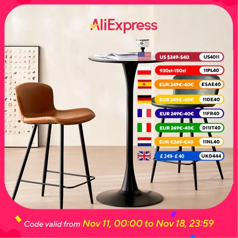 

Island Brown Bar Stools Back Commercial Classic Designer Cheap Bar Stools Modern Minimalist Elegant Sillas Para Barra Furniture