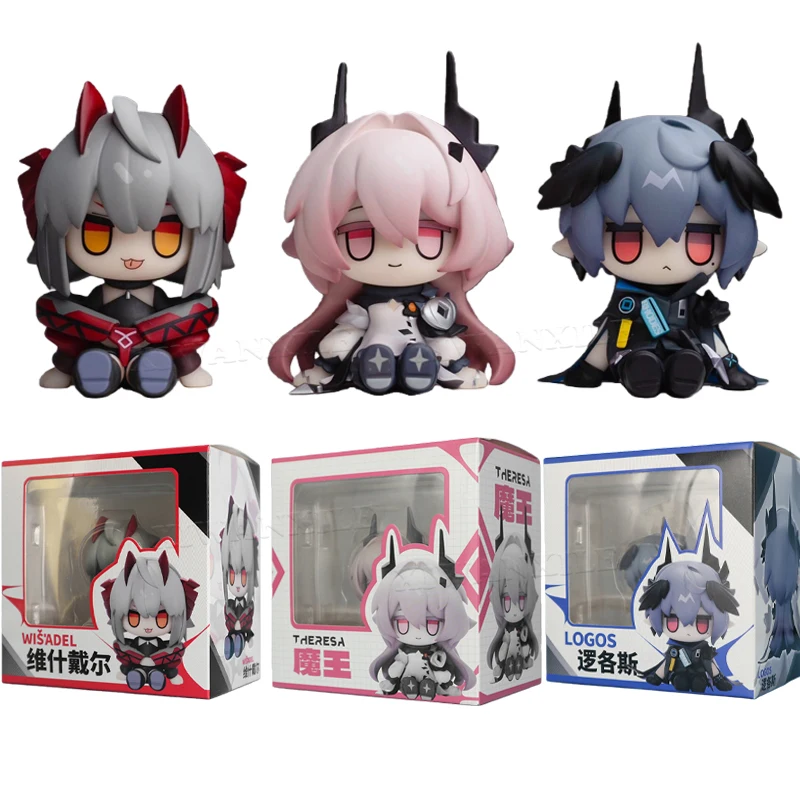 Arknights Logos Anime figura de juego Civilight Eterna/Wiš'adel figura de acción Lappland/Amiya/Texas figura muñeca coleccionable en miniatura de juguete