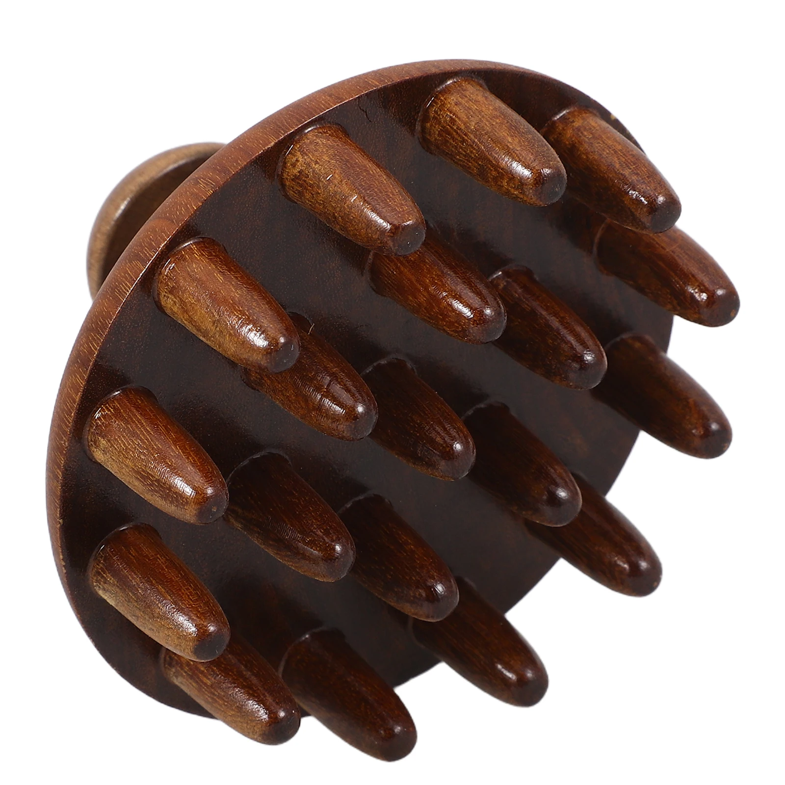

Wooden Scalp Massage Comb Wide Tooth Hair Brush Shampoo Applicator for Men Women Brown Natural Wood Care Tool