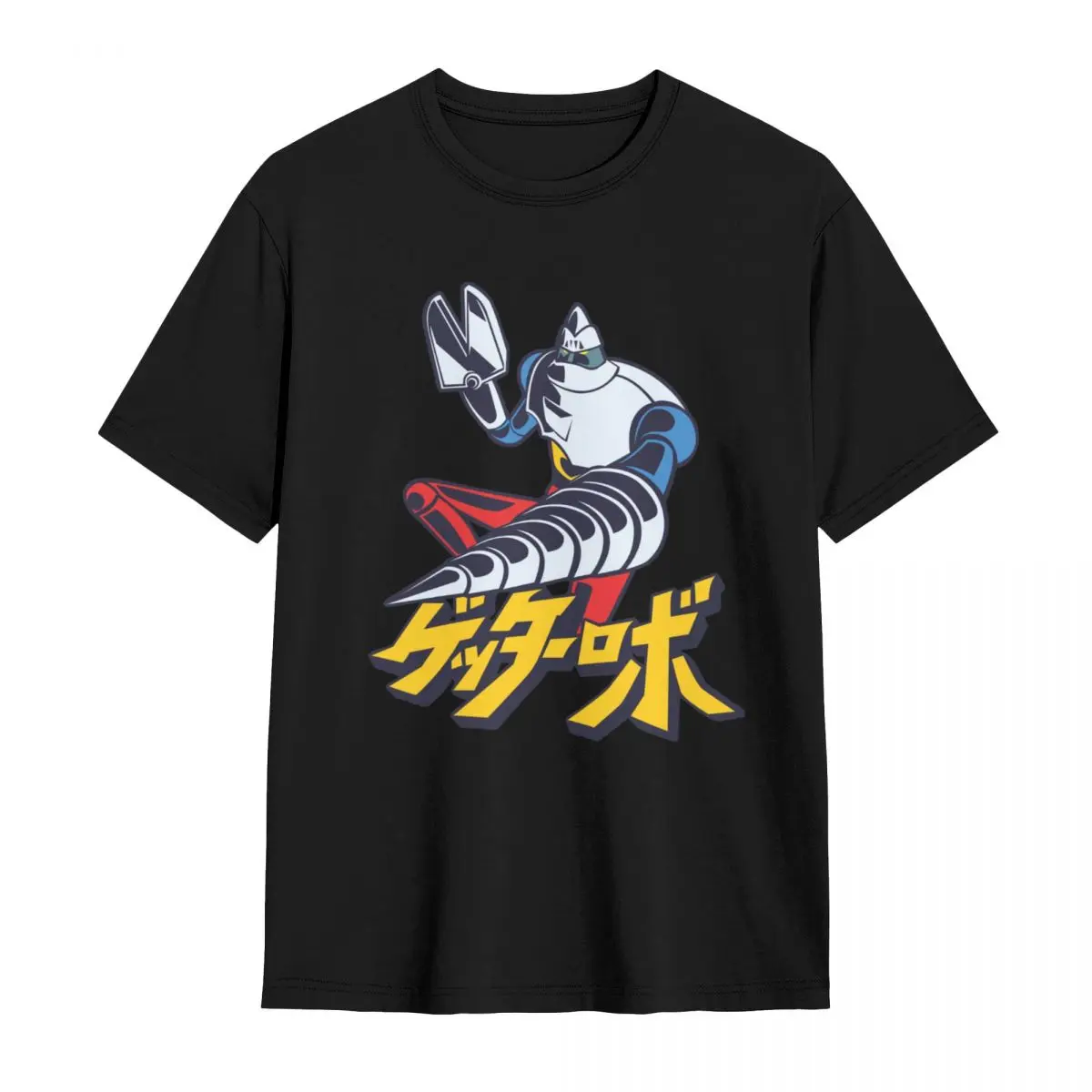 256 Getter G2 vintage manga Getter robo retro anime super robot men clothing plus size mens shirts graphic tee printed t shirt