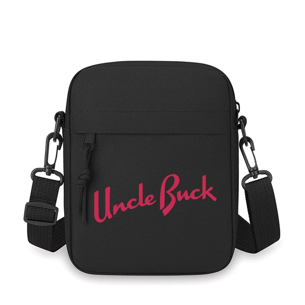 

Bold text,Uncle Buck. Men Crossbody Bag Single Shoulder Women Cartoon Anime Film Printing Design Unisex
