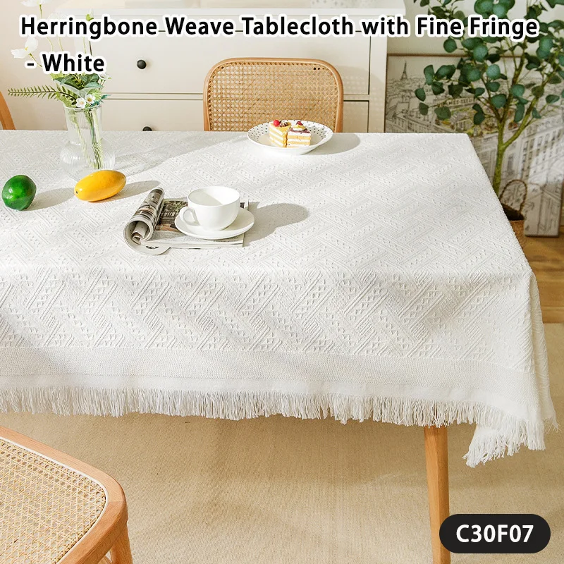 

Elegant T-Shape Cream Voile Table Cover with Fringe - Soft Flowing Lines for Romantic Decor & Photoshoot Settings