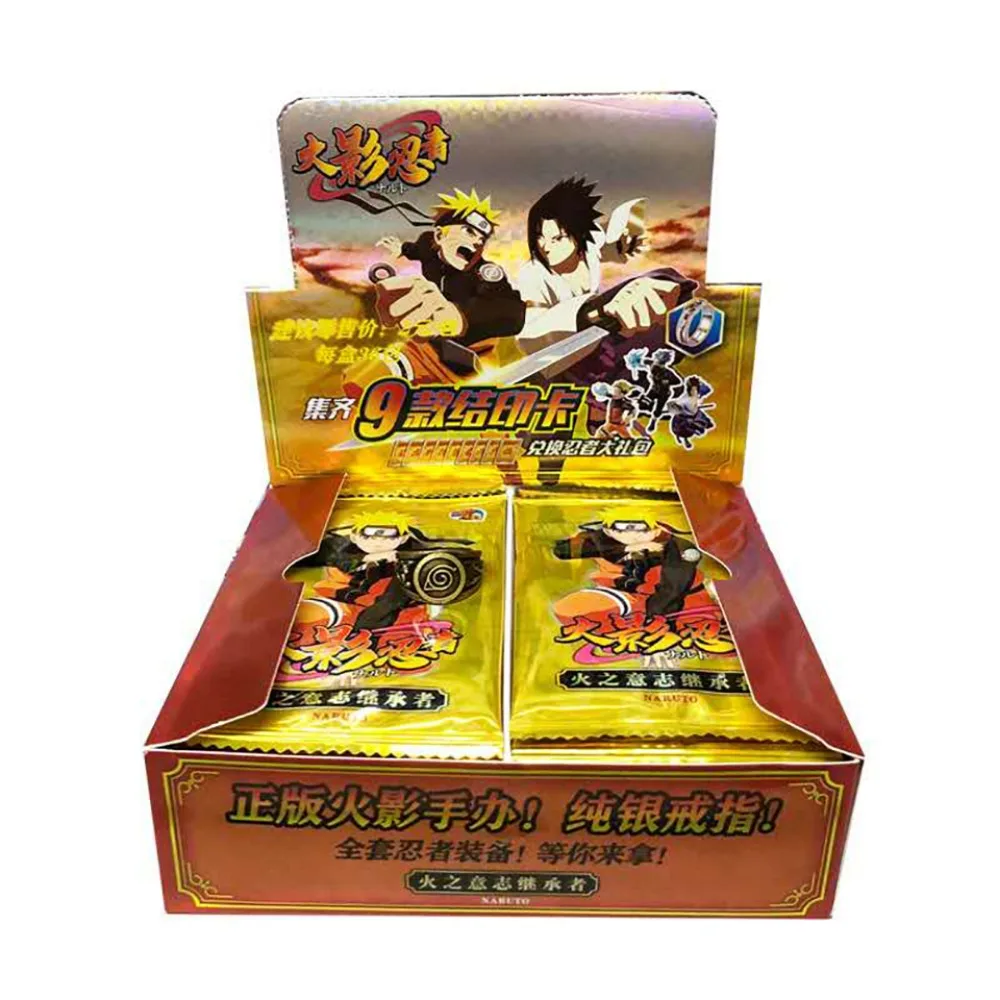 Little Dinosaur Naruto Cards Collection Series Peripheral Highly Popular Characters Ninkai Taisen Gold Card Children Hobby Gift