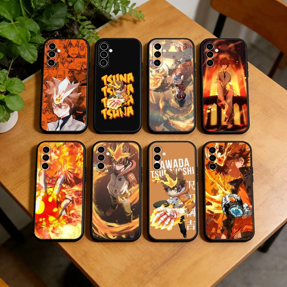 Hitman R-Reborn Tsuna S-Sawada  Phone Case For Samsung Galaxy A73,A72,A71,A70,A53,A52,A51,Others Soft Black Cover