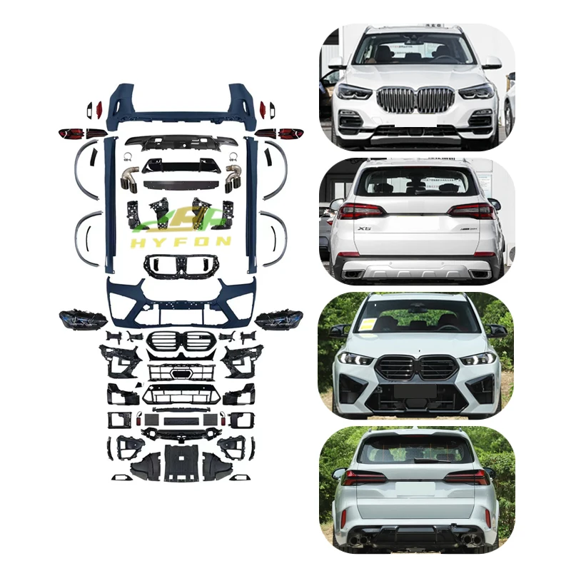 For BMW X5 G05 2019-2022 Upgrade 2024 F95 Lci X5M Style Body Kit G05 Upgrade F95  Headlights LED Tail Lights Plug and Play