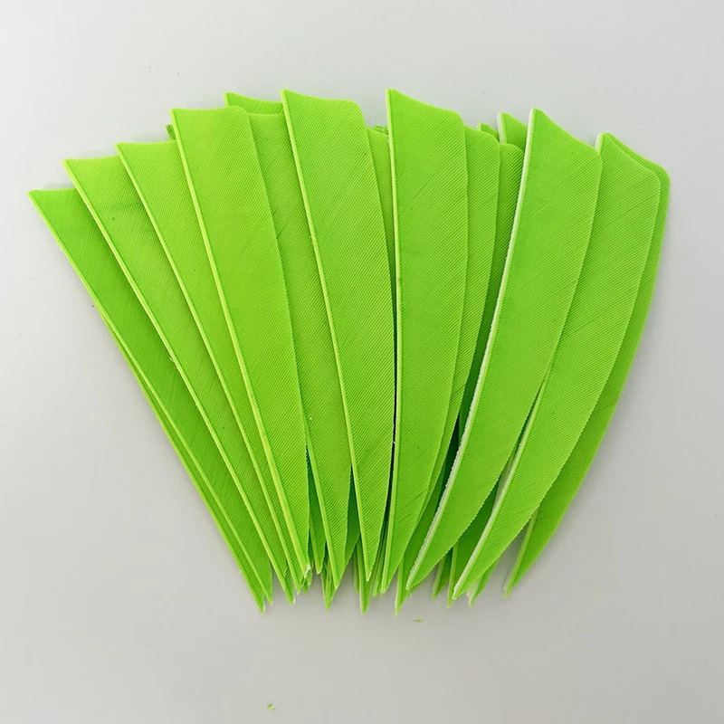 50Pcs/lot Arrow Vanes 4 Inch Turkey Feather Fletching Shield Cut For DIY Archery Arrow Fletches Accessories RW