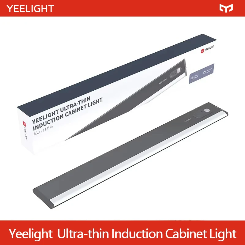 Yeelight Ultra mince armoire lumière A30 A50 Induction intelligente Rechargeable Dimmable capteur de mouvement garde-robe couloir lampe de nuit