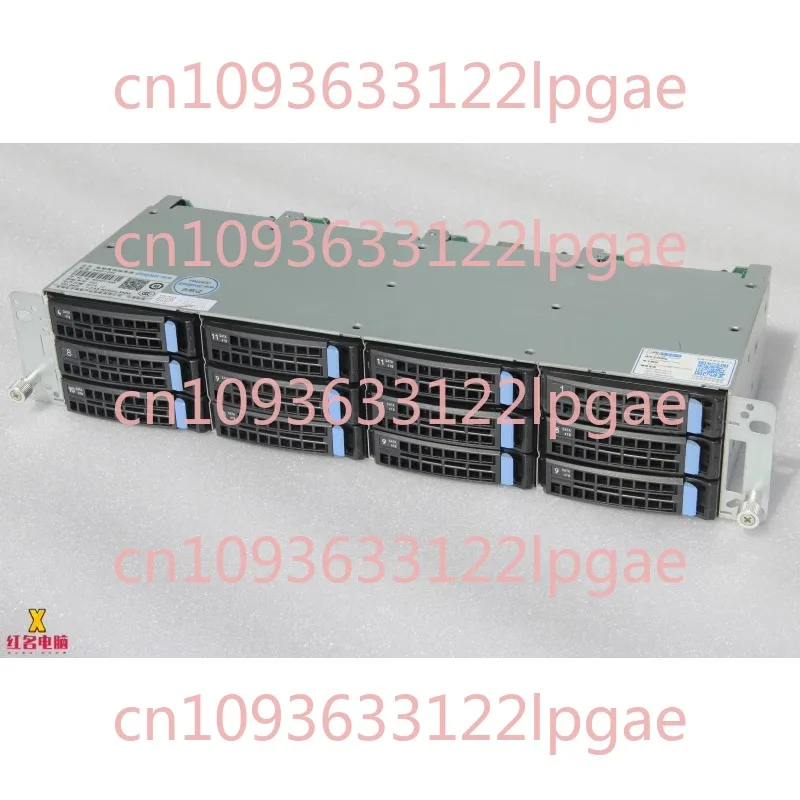 12-Disk 3.5-inch Hard Disk Cage Hot-swappable 8087 Interface D-type 4ping Power Supply SAS/SATA Storage