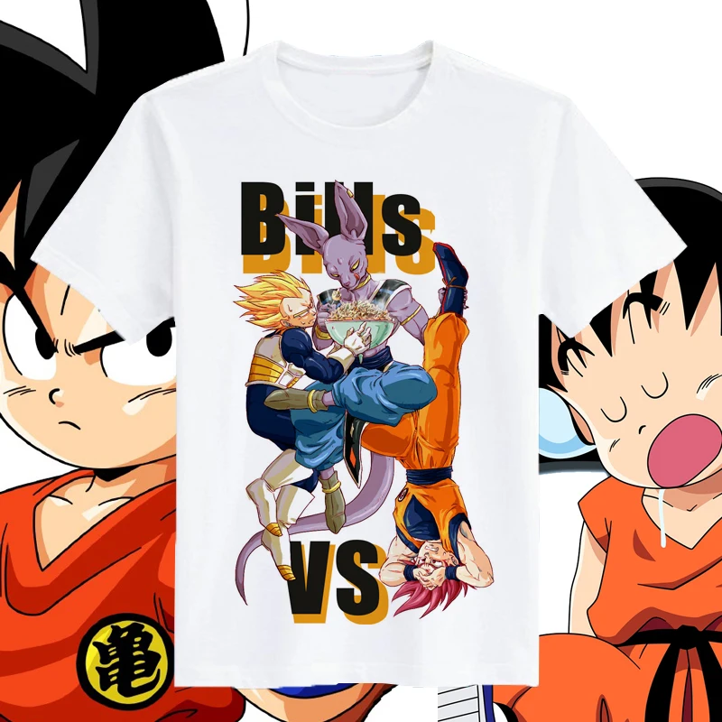 American Retro Dragon Ball Super DRAGON BALL Toriyama Ming Saiyan Sun Wukong Vegeta novedad de verano ropa de calle para hombres y mujeres