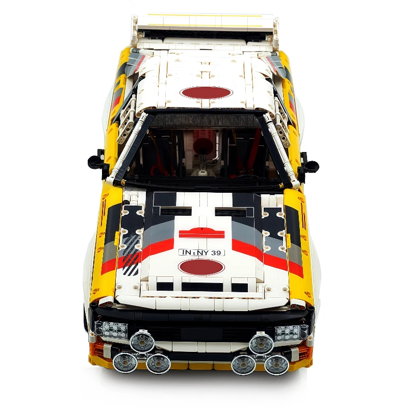 متوفر YC-23043 1:8 MOC سيارة رياضية فنية S1 اللبنات الطوب نموذج لعب للبنين عيد الميلاد هدية عيد ميلاد مجموعة