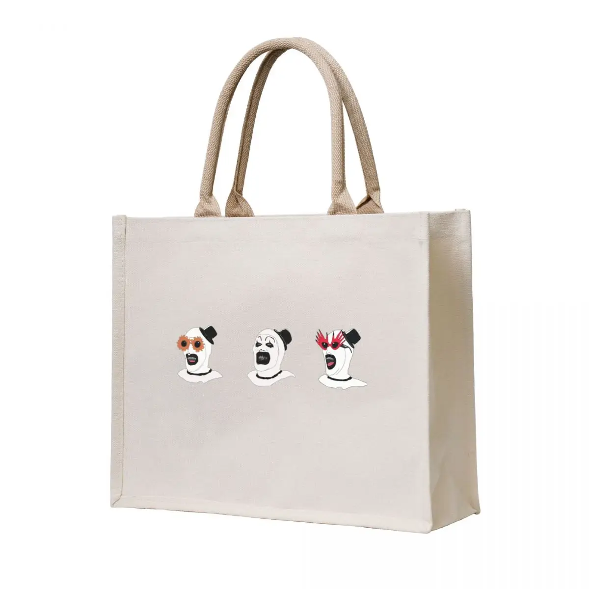 

The Terrifier Art The Clown Tote Bag Lady bag Canvas tote bags aesthetic