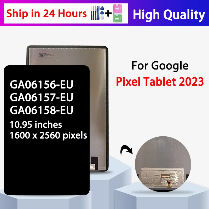 100% Tested For Google Pixel 11 Tablet 2023 GTU8P LCD Display Touch Screen Digitizer Glass Assembly Repair Parts