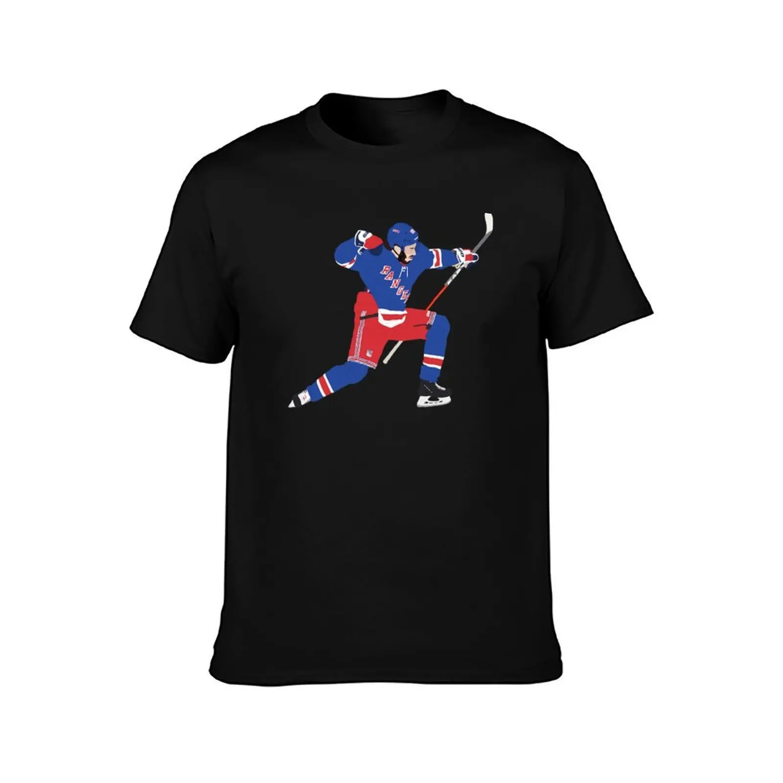 mika zibanejad goal celly digital drawing T-Shirt Summer Casual Cotton Tee Oversized Streetwear Tops Vintage Graphic Print