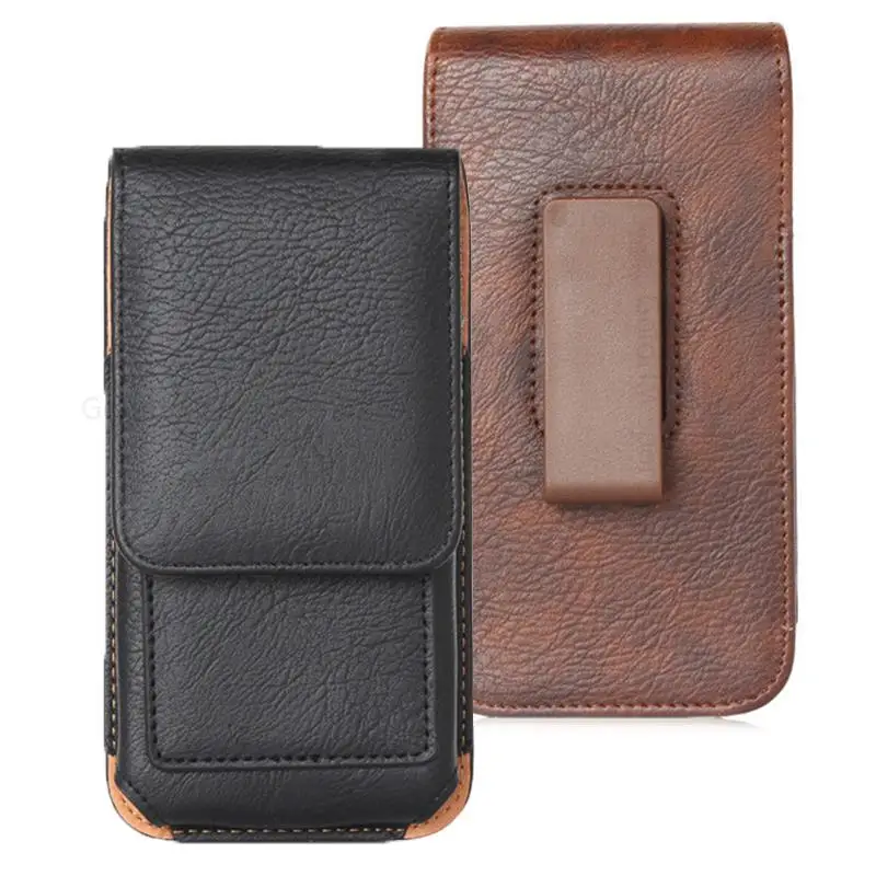 

Leather Phone Flip Case For Samsung S23 Ultra S22 Plus Belt Clip Waist Bag For Galaxy S22 Ultra S21 S20 S10 S9 Plus Phone Pouch