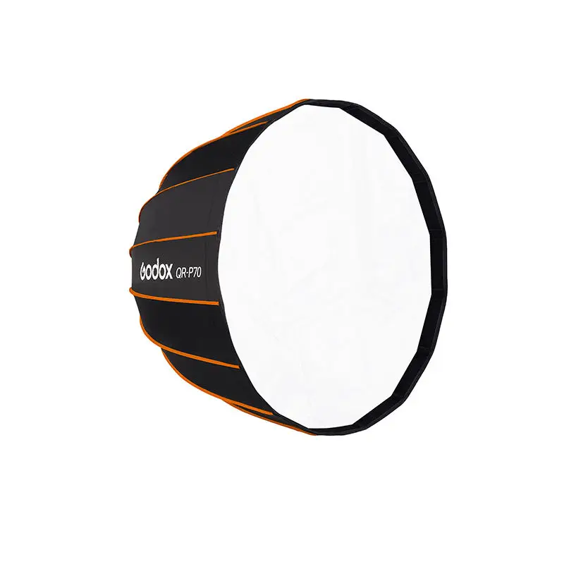 Godox QR-P70/90/120 Deep Mouth Parabolic for with Bowens Mount Nylon Material Quick Installation Photography Lighting Kit