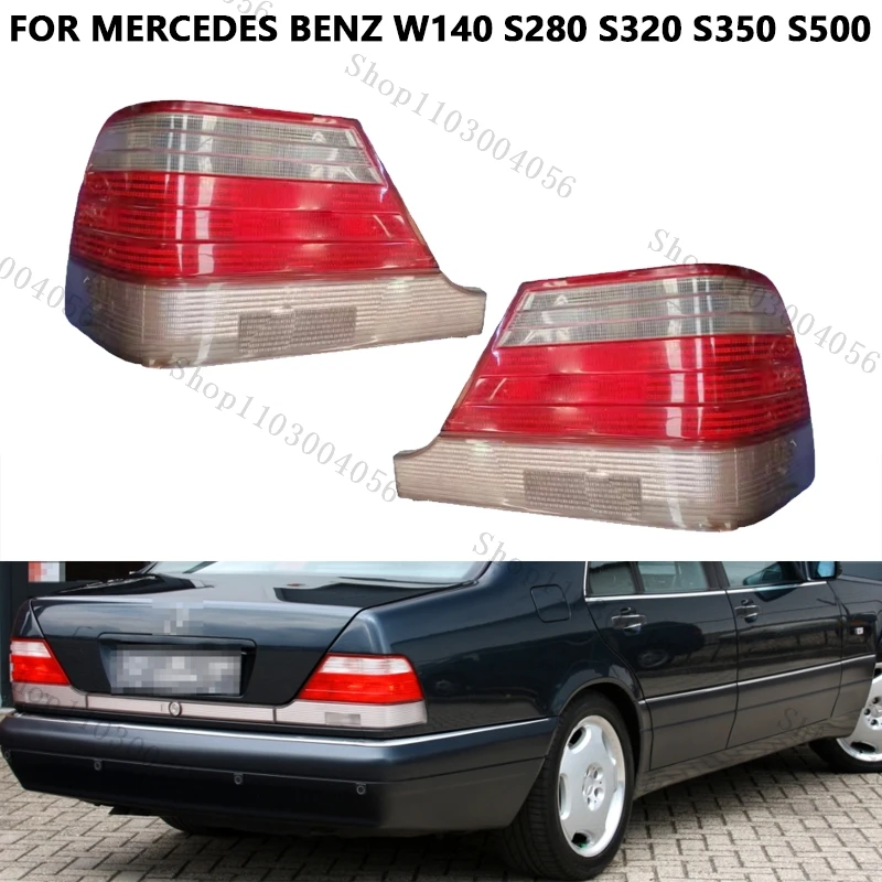 Car Tail Light No Bulb For Mercedes Benz W140 S280 S320 S350 S500 S600 1991-1998 Tail Brake Light Stop Lamp Taillight