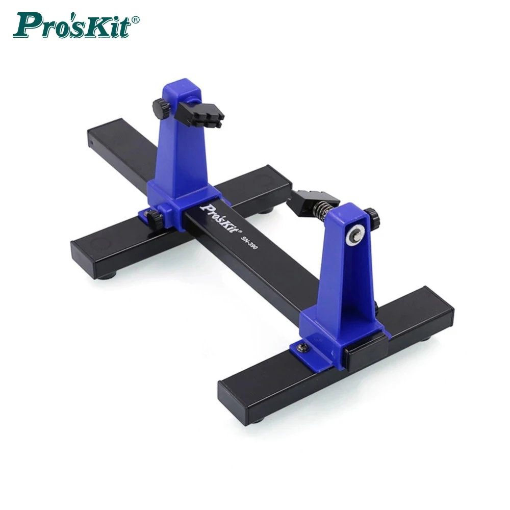 Pro'sKit-Soporte de abrazadera de soldadura ajustable, accesorio de rotación de 360 grados, SN-390 PCB