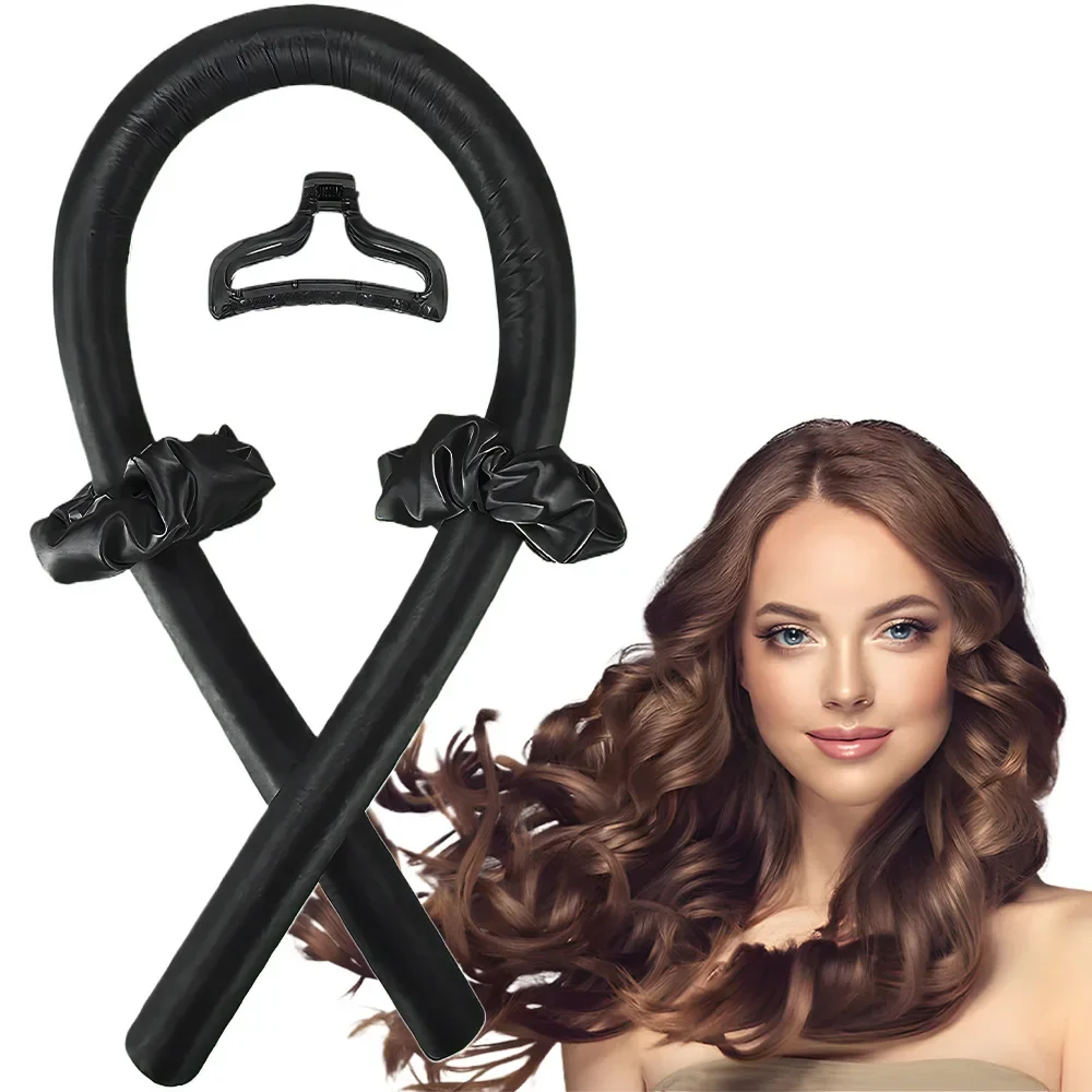 4 teile/satz Faul Schlaf Schaum Schwamm Haar Curler Große Welle Haar Ring Set Keine Wärme Curling Stick Set Haarnadel DIY keine Wärme Schlaf Haar Set
