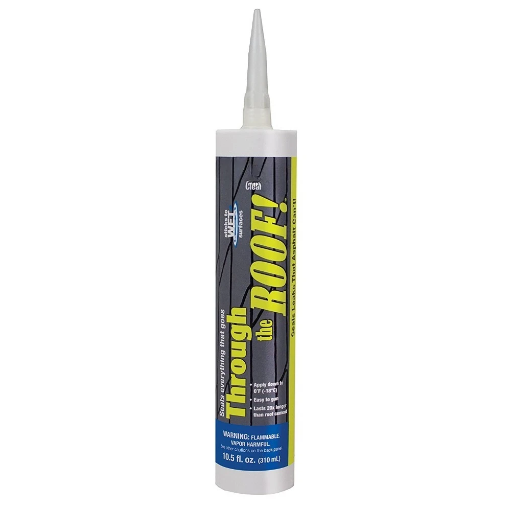 

Innovative design-Through The Roof Sealant, 10.5 Ounce Cartridge, Clear (Pack of 12)-Free shipping