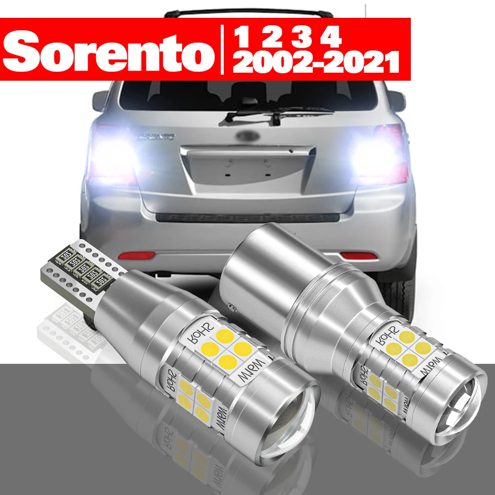 

For Kia Sorento 1 2 3 4 2002-2021 2pcs LED Reverse Light Backup Lamp Accessories 2011 2012 2013 2014 2015 2016 2017 2018 2019