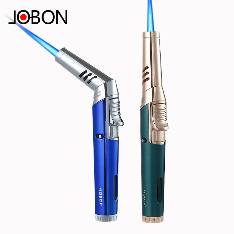 

JOBON Metal Outdoor Windproof Gas Lighter 360° Ignition Blue Flame Torch Jet Ignition Gun Barbecue Kitchen Welding Tool