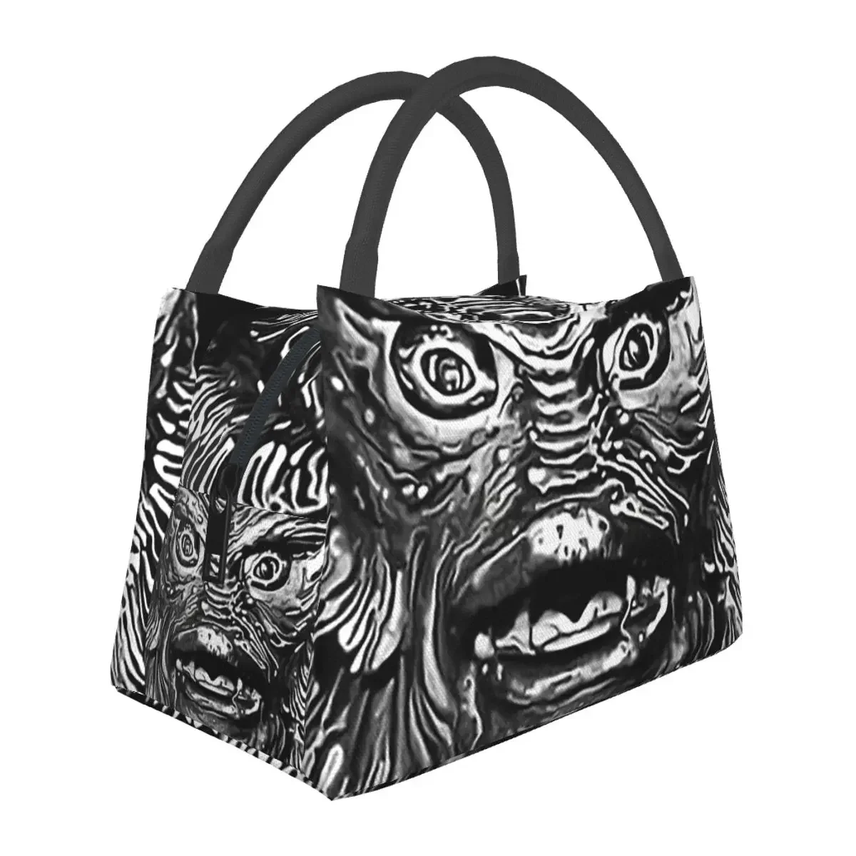 Creature From The Black Lagoon Lunch Bags Insulated Bento Box Lunch Tote Picnic Bags Cooler Thermal Bag for Woman Girl Travel