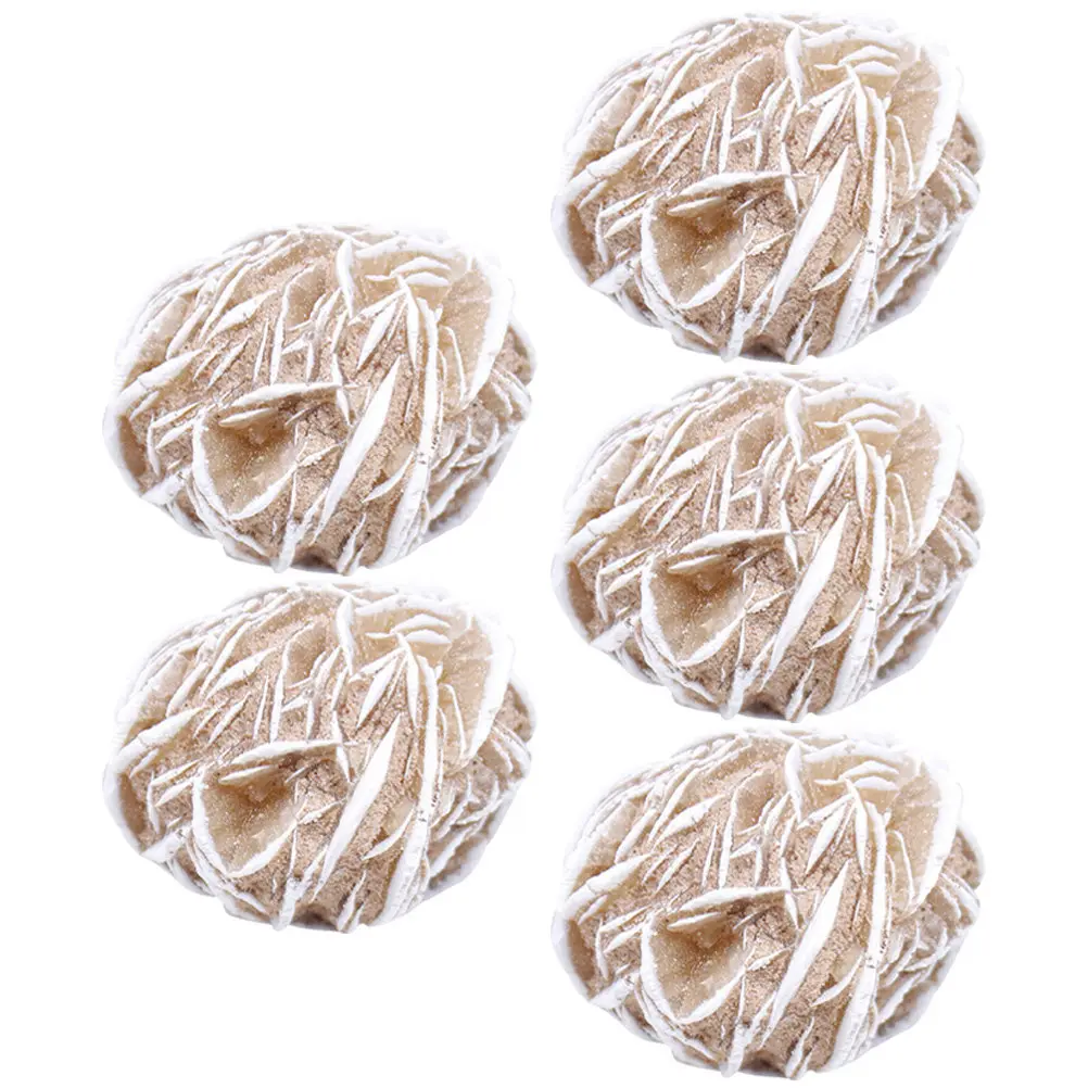 

5 шт. Кристаллы «Пустынная роза» неправильной формы, украшение для рабочего стола, орнамент для медитации, кристалл фэн-шуй, изысканное украшение