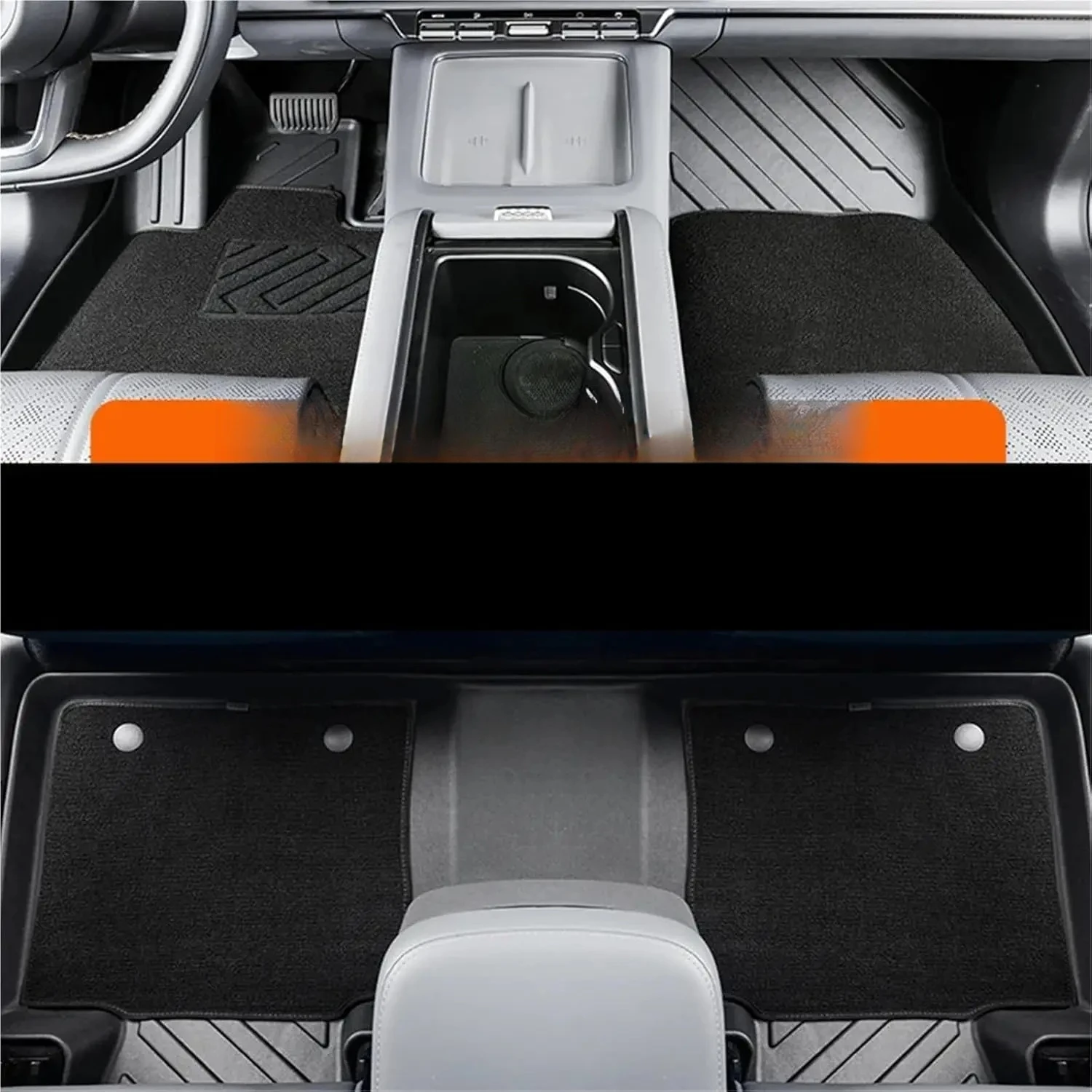 Tapis de sol TPE pour Zeekr 7X 2024 2025, tapis automobile imperméable toutes saisons, ensemble complet d'accessoires pour conduite à gauche