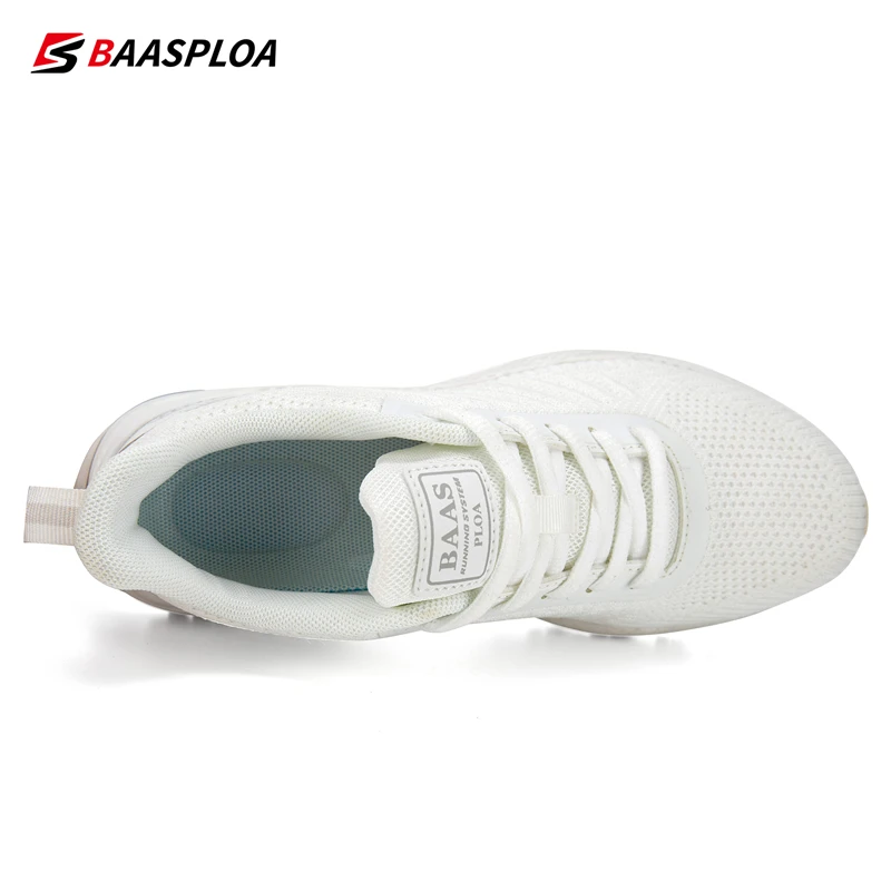 Baasploa Sparing New Marathon Running Shoes for Women Wear Resistant and Antiskid Sport Sneaker Lightweight Female Walking Shoes