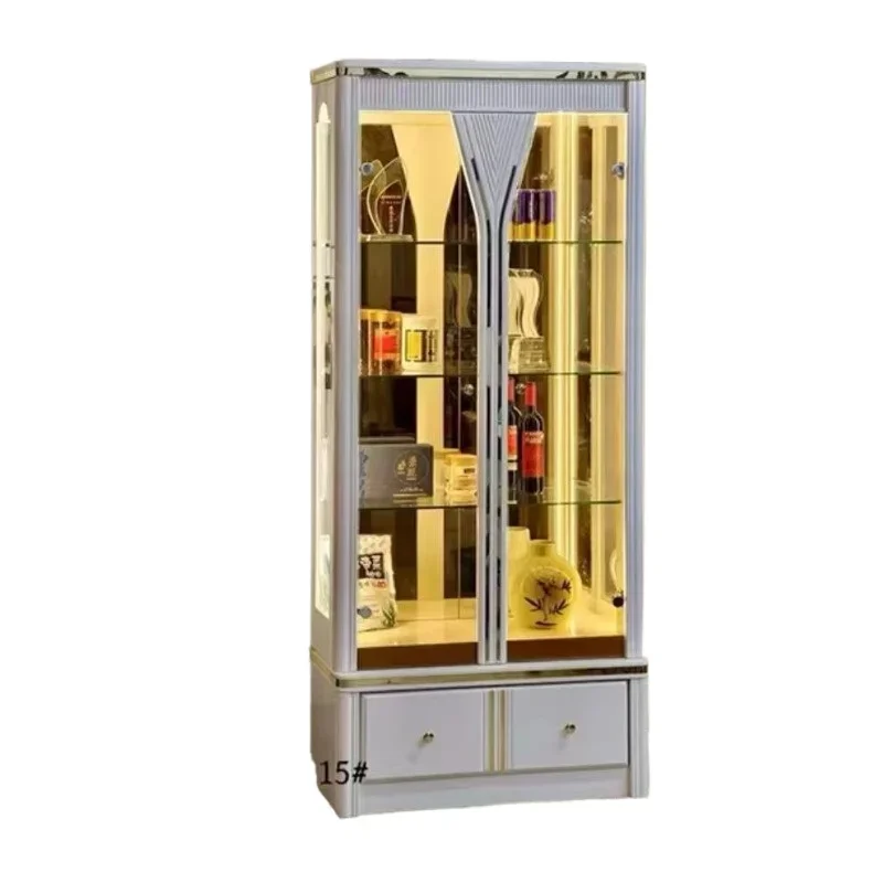 Home Bar Whiskey Cabinet Stainless Steel Home Furniture and Hotel
