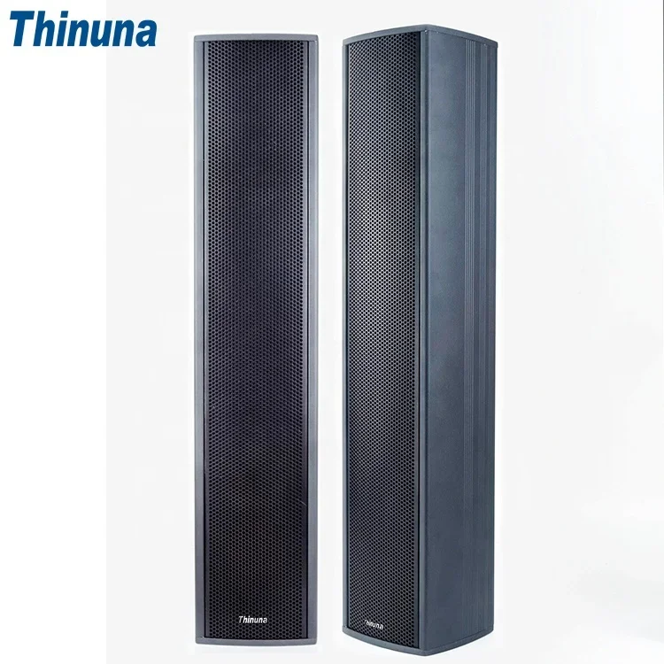 Thinuna QL-80 & QL120 Indoor and Outdoor All-weather Luxury Sound Loudspeaker Weatherproof Aluminum Outdoor Column Speakers