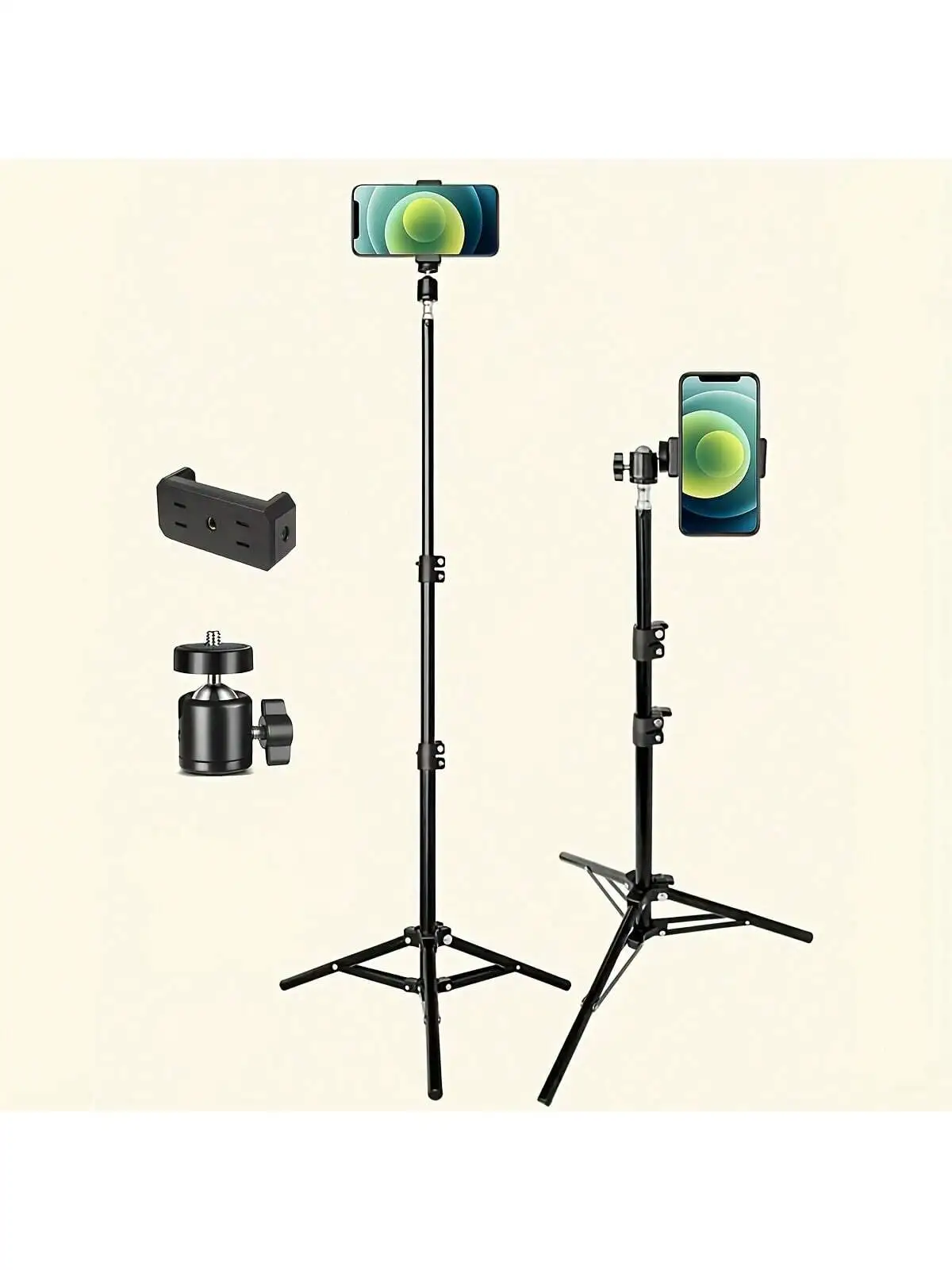 1pc 43.31inch Floor-standing Tripod, Mobile Video Live Broadcast Fill Light Stand, Photography Tripod