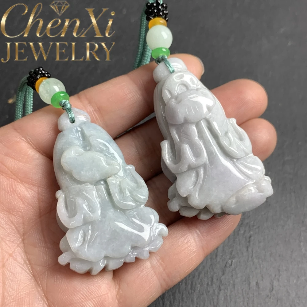 Grade A Burmese Waxy Jadeite 3D Cabbage Carved Pendant Traditional Auspicious Motif Charm Stylish Ornament Perfect Popular Gift