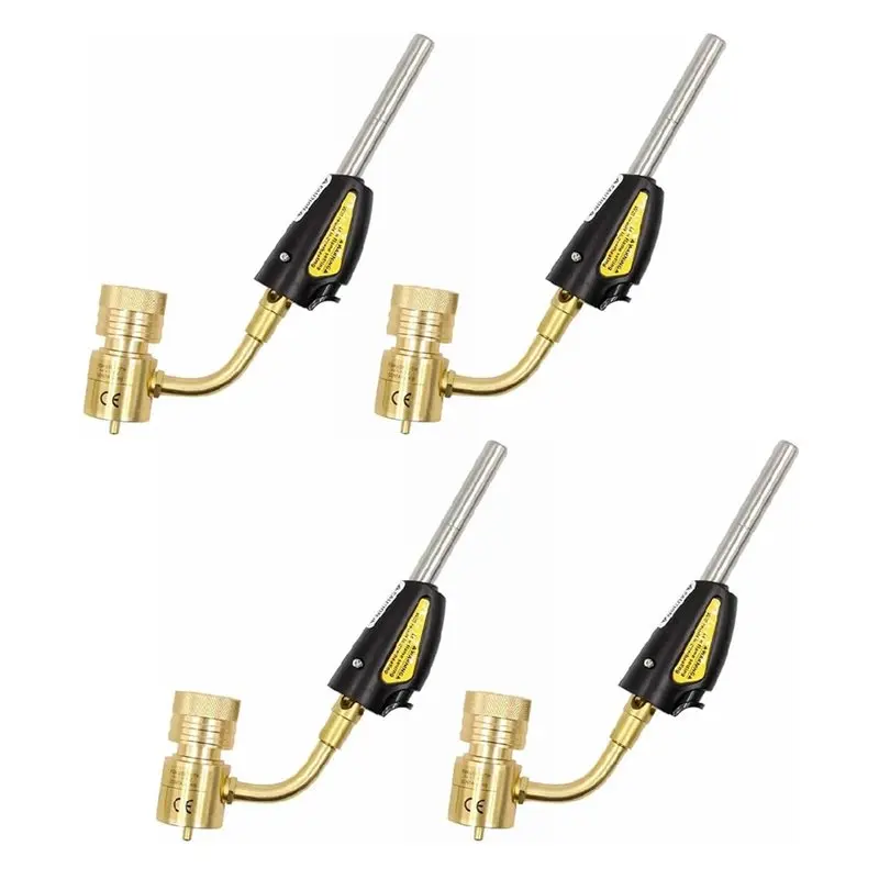 ABZC-Torch Swirl Tips(4-Pack), For MAP-Pro/LP Gas, Gas Self-Ignition Regulator Brazing Soldering Welding Plumbing Tools