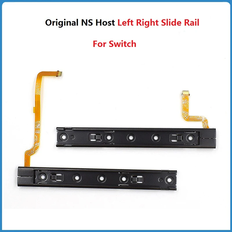 

Original For NS Switch Host Left Right Slide Rail With Flex Cable For Joycon Nintendo Switch Handle Slide Bars Repair Accessorie