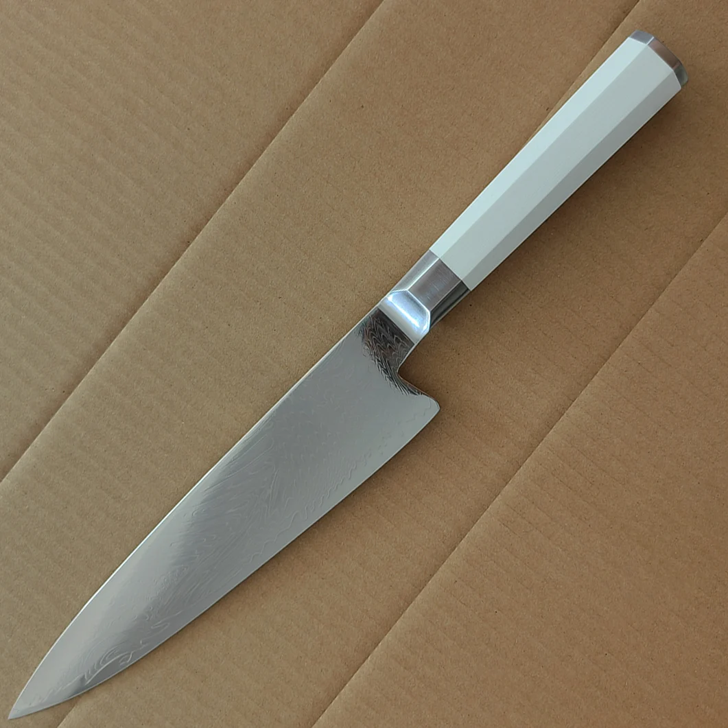 8 Inch Western Chef's Knife 67-layers Damascus Steel G10 Handle Kitchen Knife For Sushi, Sashimi & Beef Cutting Slicing Cleaver