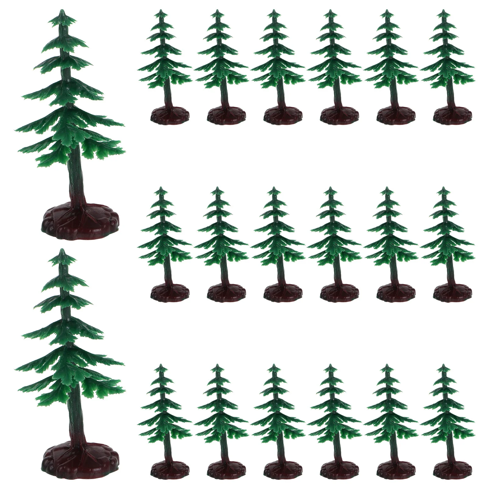 

20Pcs Mini Christmas Trees Small Artificial Pine Trees for Festive Table Centerpieces Christmas Village Scenery Landscape