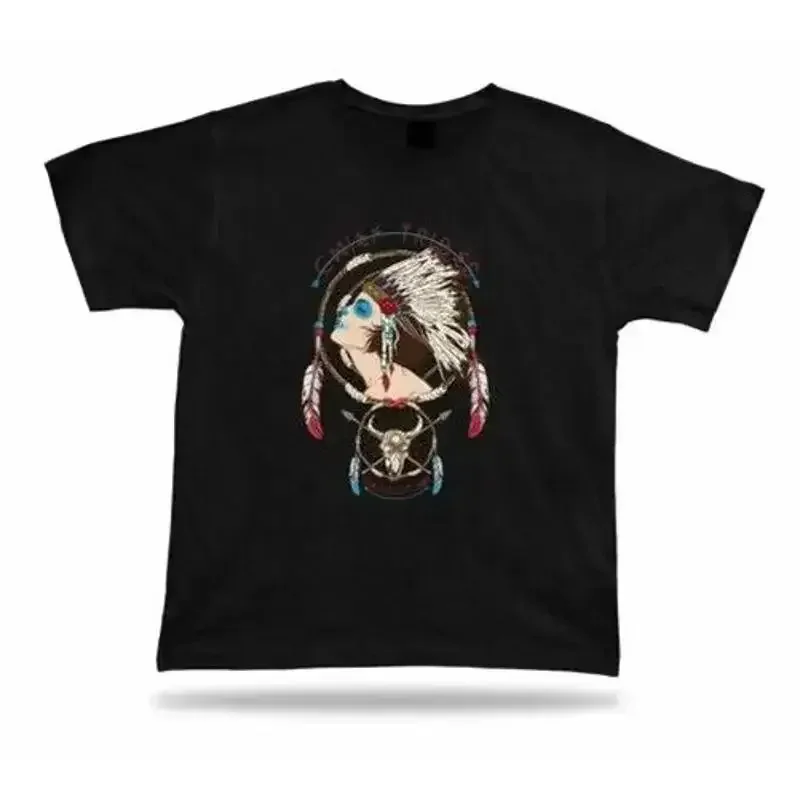 Chief Tribes Dream Catcher cool special birthday gift tshirt apparel design