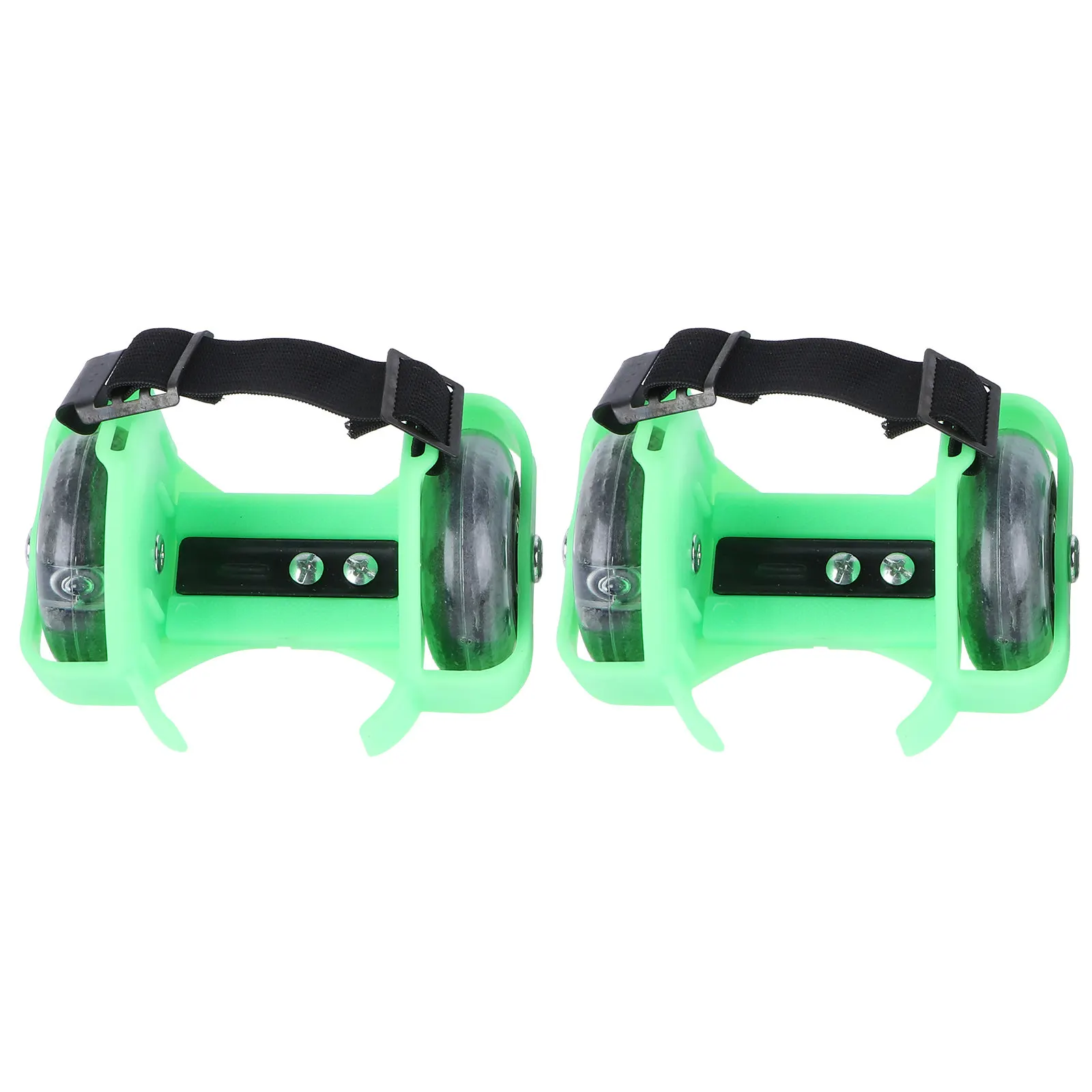 

1Pair Roller Skates Glow Wheels Adjustable Fit Anti Decompression Design Safe Outdoor Skating Shoes for Gift