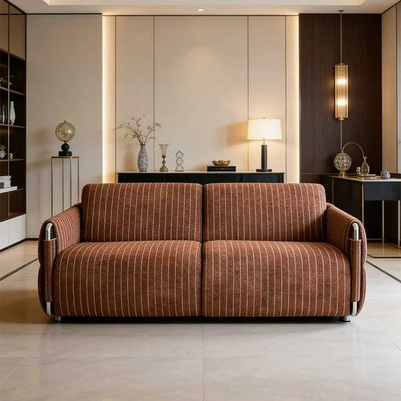 Dual-use integrated Bauhaus single and double small apartment for household sleeping long-term folding sofa bed