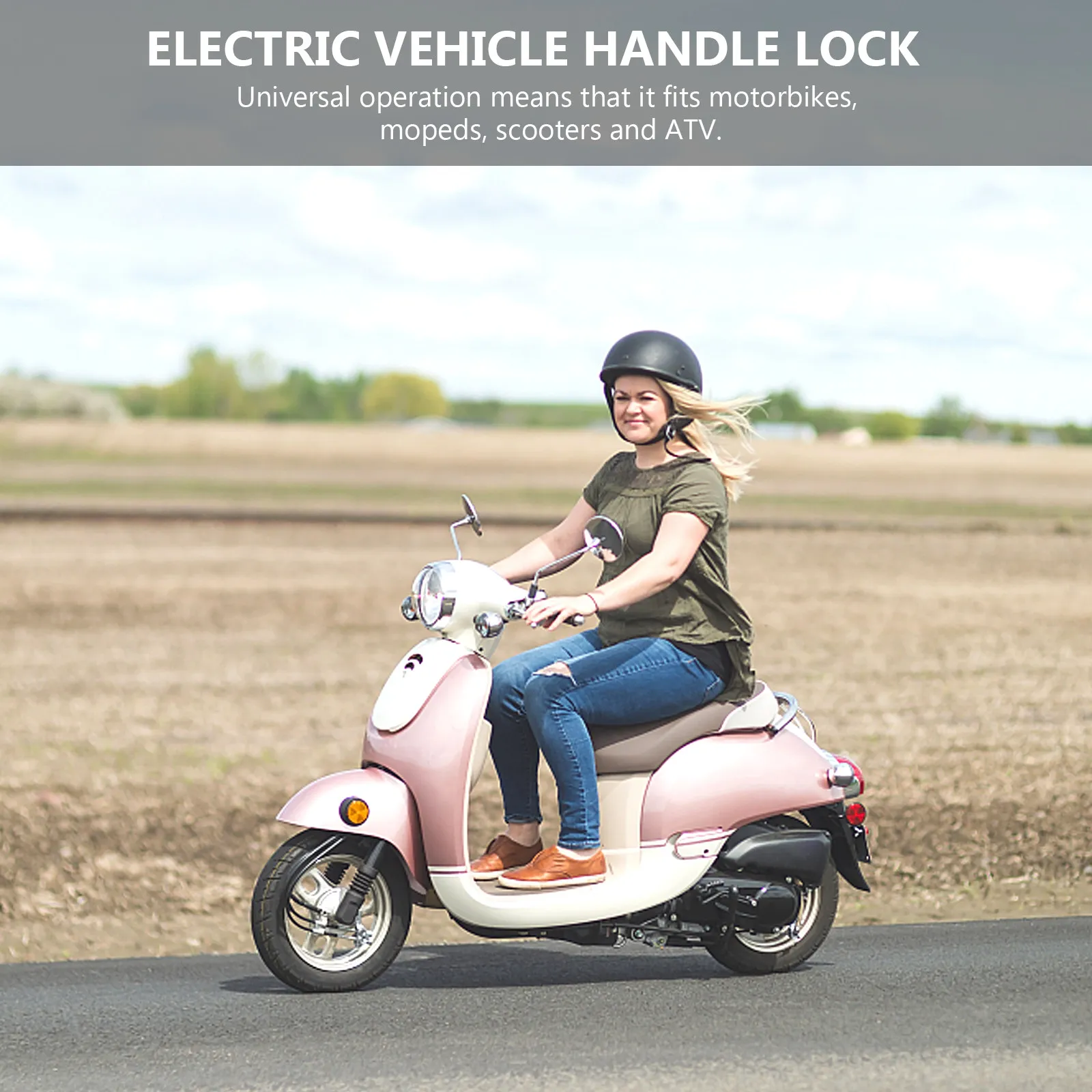 

1Set Motorcycle Brake Lock Premium Materials Craftsmanship Simple Installation Anti-Theft Compact Lightweight Universal Fit