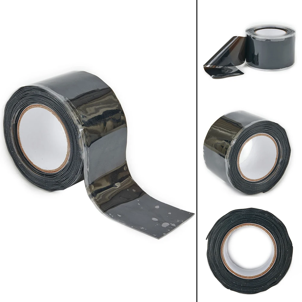 Bonding Repair Waterproof Rescue 150CM Tapes Seal leaky hoses Tubing Black Accessory Rubberized Sealant Strong