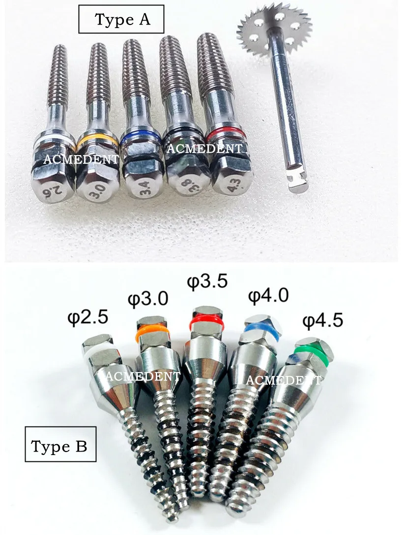 

Bone Compression Screws Sinus Lift Expander Expansion Dental Screw Saw 10Sizes