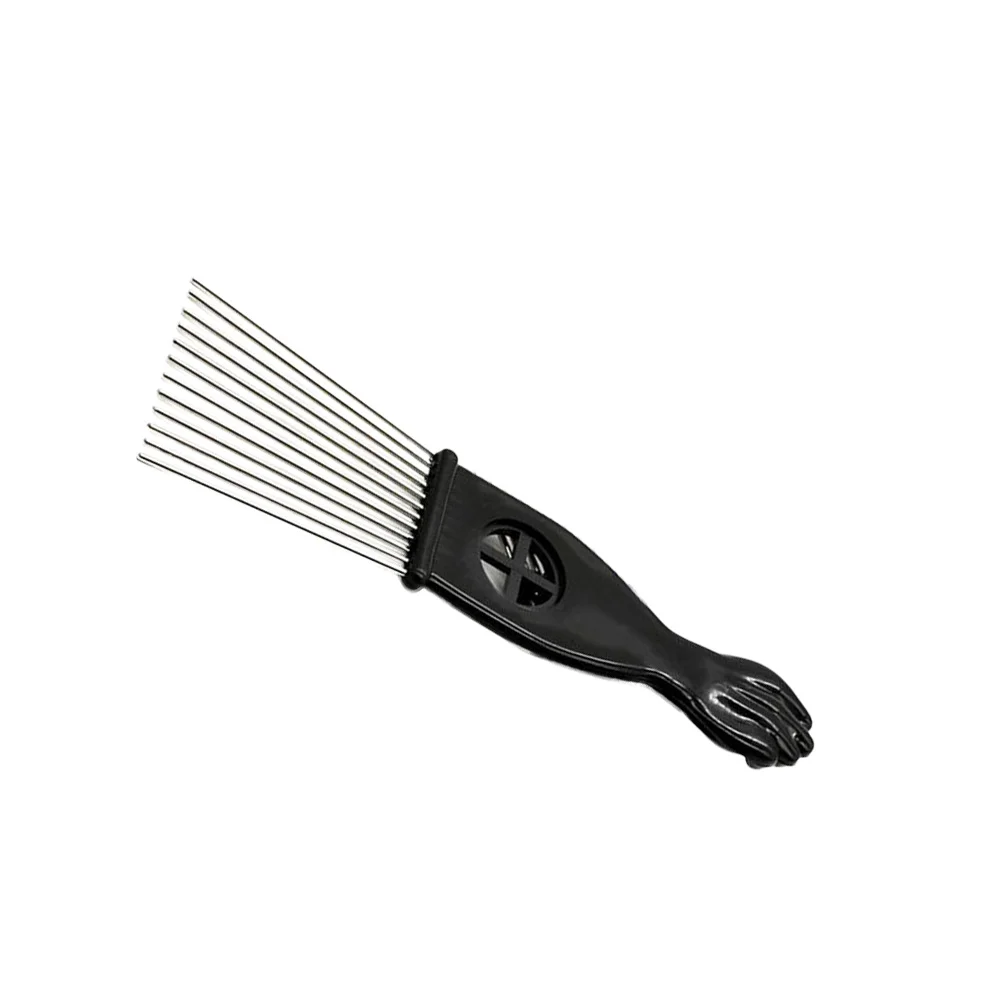 

1Pcs Steel Pin Wide Tooth Comb Smooth Polished Teeth Hair Detangling Massage Scalp Rake Hair Brush Styling Tool for Adults
