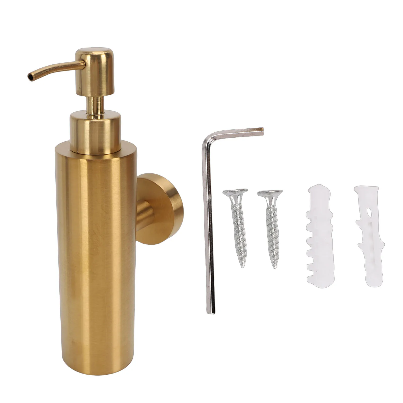 

Liquid Soap Dispenser Soap Dispenser Modern Stainless Steel Wall Mount Liquid Soap Dispenser for Kitchen Bathroom Soap Dispenser